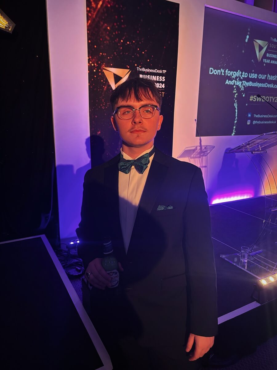 Lee Brett at The Business Desk Awards 2024